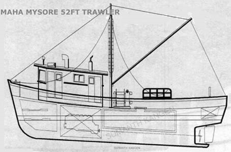 Mahasagar 52 Trawlers Performance Proven Series Of Combination Outrigger Fishing Trawlers